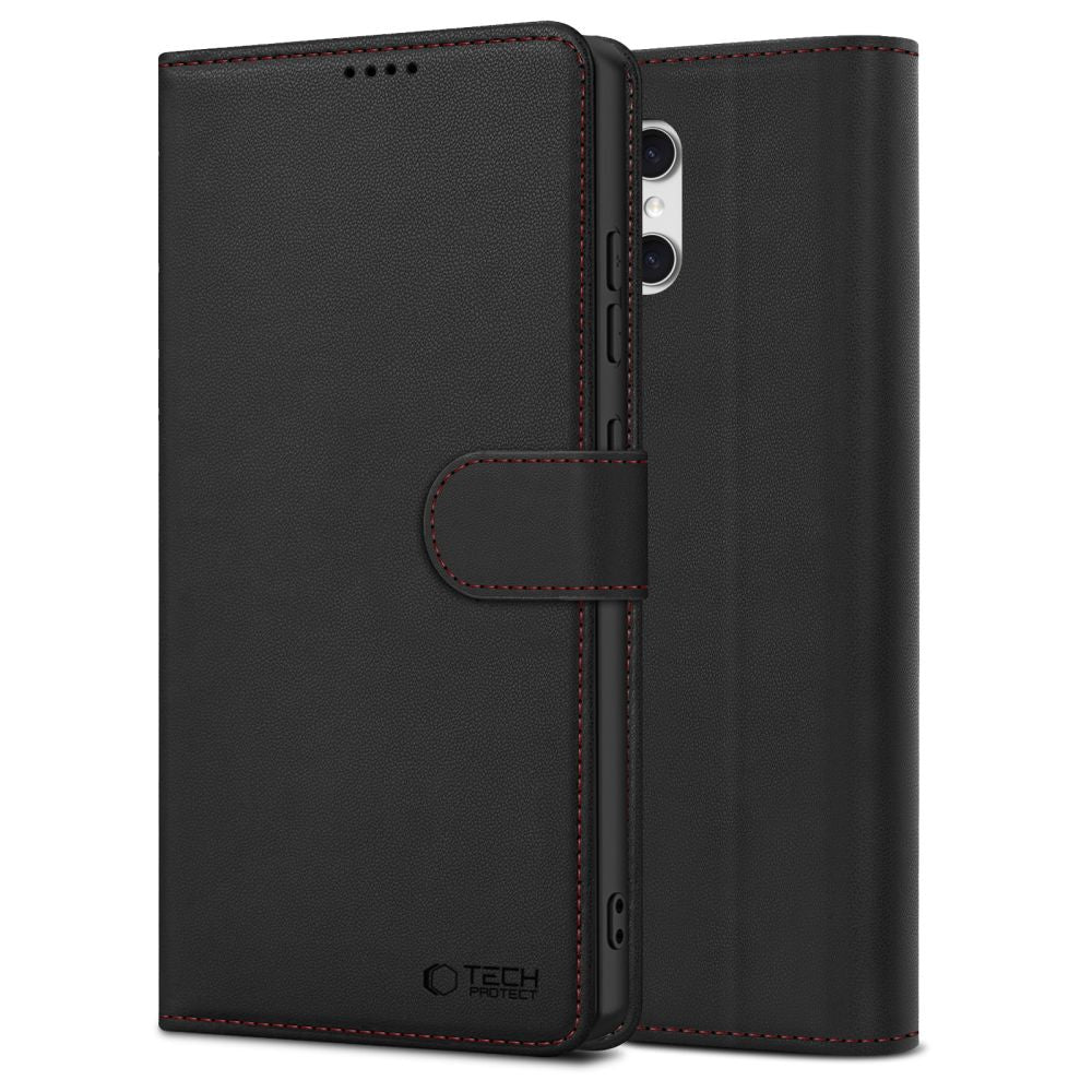 Tech-Protect Wallet Case til Samsung Galaxy A57 5G - sort og rød