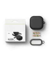 Ringke Silicone Case til Samsung Galaxy Buds 4 / 4 Pro - sort