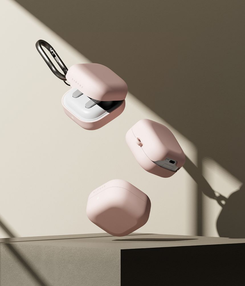 Ringke Silicone Case til Samsung Galaxy Buds 4 / 4 Pro - Pink