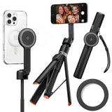 Spigen S581W MagSafe Bluetooth Selfie Stick og Stativ - sort