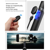 Spigen S581W MagSafe Bluetooth Selfie Stick og Stativ - sort