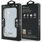 BMW IML slagsikret metal logo MagSafe Case til Samsung Galaxy S26 - Transparent