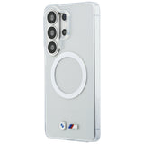 BMW IML slagsikret metal logo MagSafe Case til Samsung Galaxy S26 Ultra - Transparent