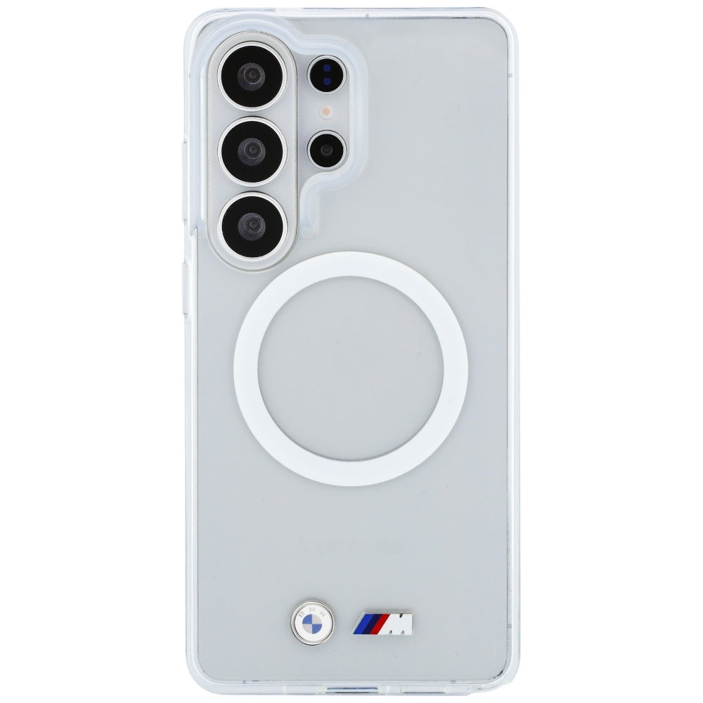 BMW IML slagsikret metal logo MagSafe Case til Samsung Galaxy S26 Ultra - Transparent