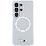 BMW IML slagsikret metal logo MagSafe Case til Samsung Galaxy S26 Ultra - Transparent
