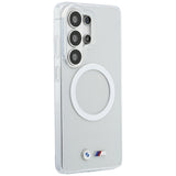BMW IML slagsikret metal logo MagSafe Case til Samsung Galaxy S26 Ultra - Transparent