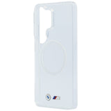 BMW IML slagsikret metal logo MagSafe Case til Samsung Galaxy S26 Ultra - Transparent