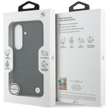 BMW læder Hot Stamp MagSafe Case til Samsung Galaxy S26 - sort