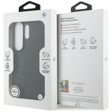 BMW læder Hot Stamp MagSafe Case til Samsung Galaxy S26 Ultra - sort