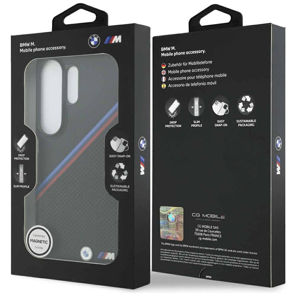 BMW Tricolor Metal Logo MagSafe Case til Samsung Galaxy S26 Ultra - sort