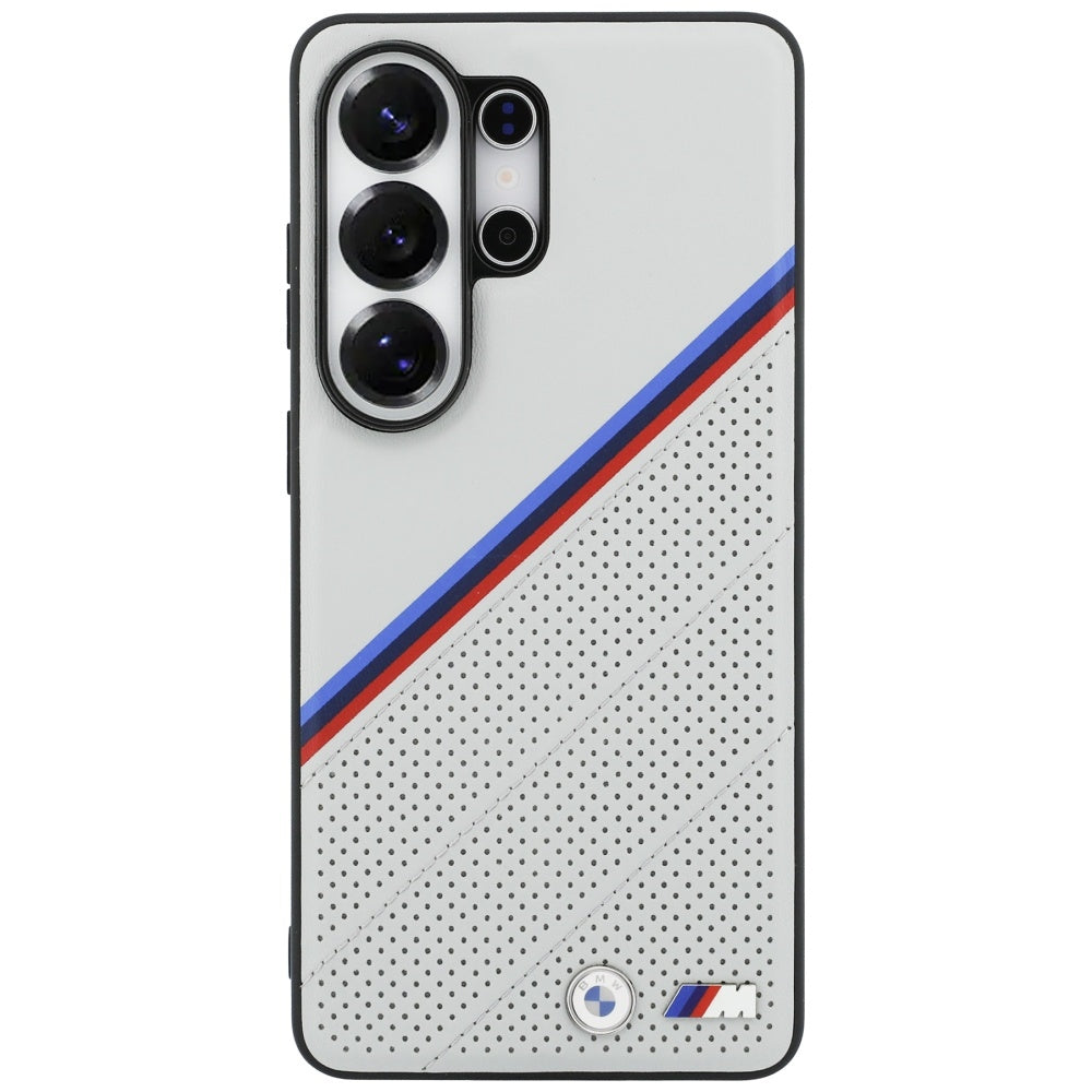 BMW Tricolor Metal Logo MagSafe Case til Samsung Galaxy S26 Ultra - Grå
