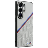 BMW Tricolor Metal Logo MagSafe Case til Samsung Galaxy S26 Ultra - Grå