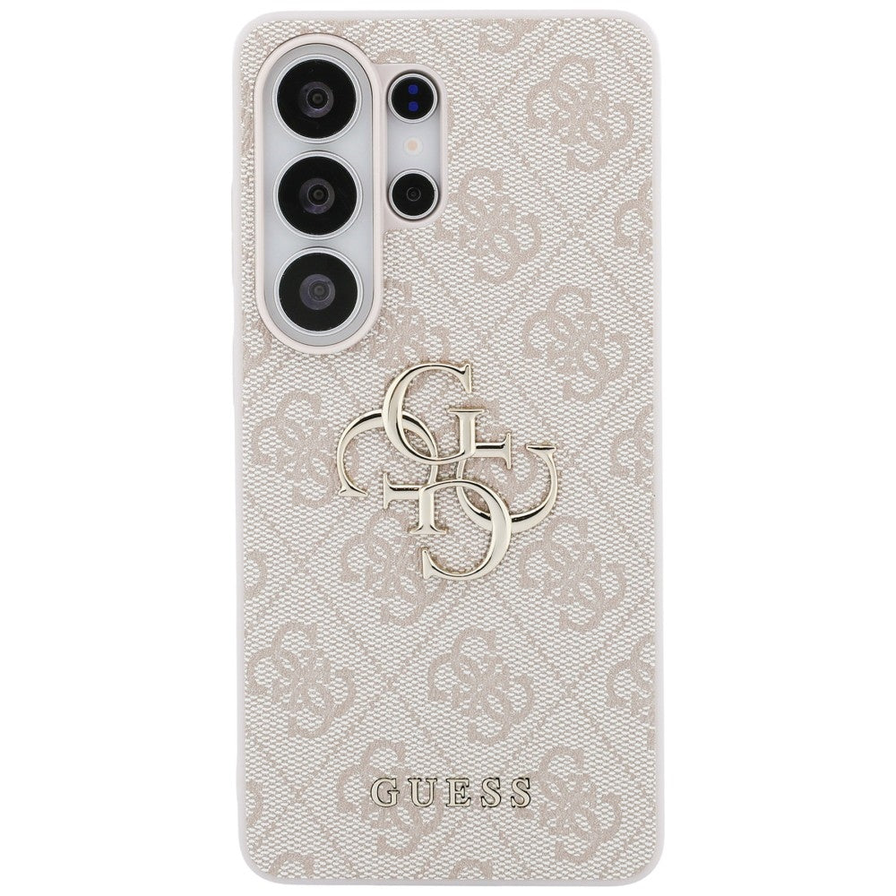 Guess 4G Big Metal Logo Case for Samsung Galaxy S26 Ultra - Pink