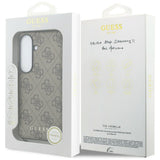 Guess 4G Classic Logo Charm MagSafe Case for Samsung Galaxy S26 - Brown