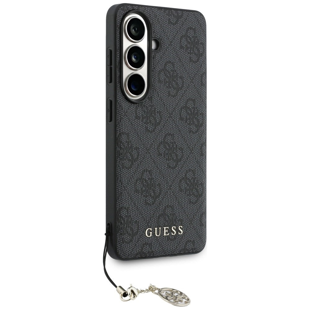 Guess 4G Classic Logo Charm MagSafe case for Samsung Galaxy S26 - black