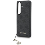 Guess 4G Classic Logo Charm MagSafe case for Samsung Galaxy S26 - black