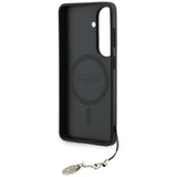 Guess 4G Classic Logo Charm MagSafe case for Samsung Galaxy S26 - black