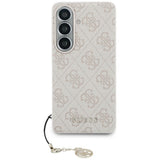 Guess 4G Classic Logo Charm MagSafe Case for Samsung Galaxy S26 - Pink