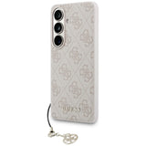 Guess 4G Classic Logo Charm MagSafe Case for Samsung Galaxy S26 - Pink