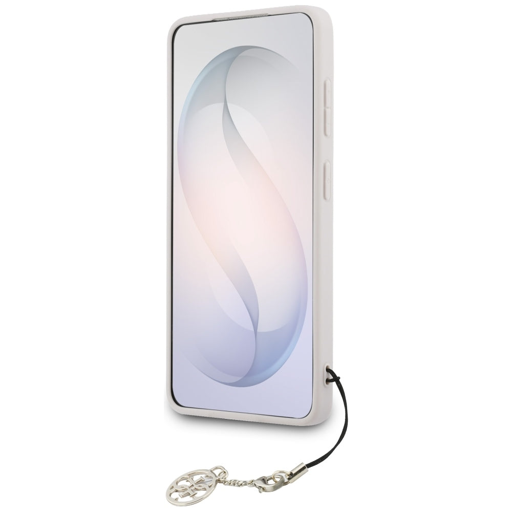 Guess 4G Classic Logo Charm MagSafe Case for Samsung Galaxy S26 - Pink