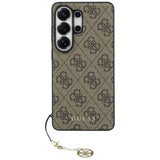 Guess 4G Classic Logo Charm MagSafe Case for Samsung Galaxy S26 Ultra - Brown