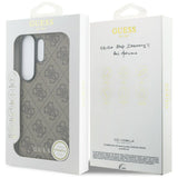 Guess 4G Classic Logo Charm MagSafe Case for Samsung Galaxy S26 Ultra - Brown