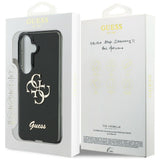 Guess IML Big Metal 4G Script-kasse til Samsung Galaxy S26 - sort
