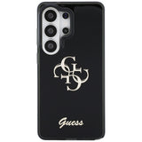 Guess IML Big Metal 4G Script-kasse til Samsung Galaxy S26 Ultra - sort