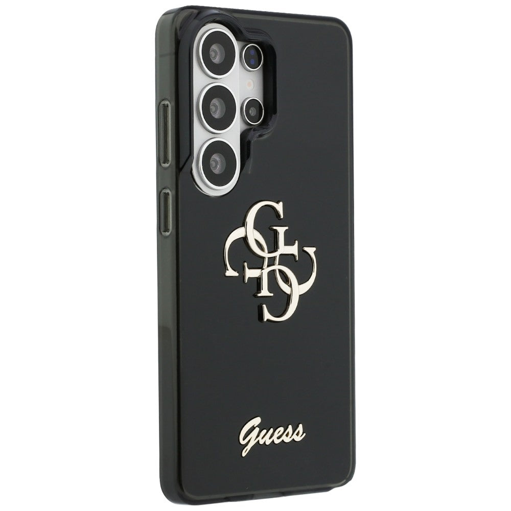 Guess IML Big Metal 4G Script-kasse til Samsung Galaxy S26 Ultra - sort
