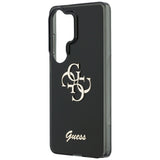Guess IML Big Metal 4G Script-kasse til Samsung Galaxy S26 Ultra - sort