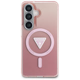 Guess IML Gradient Triangle MagSafe Case til Samsung Galaxy S26 - Pink