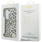 Guess IML Leopard Print Triangle MagSafe Case til Samsung Galaxy S26 - sort