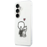 Karl Lagerfeld IML Karl&Choupette MagSafe Case for Samsung Galaxy S26 - Transparent