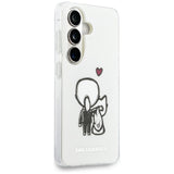 Karl Lagerfeld IML Karl&Choupette MagSafe Case for Samsung Galaxy S26 - Transparent