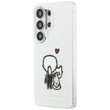 Karl Lagerfeld IML Karl&Choupette MagSafe Case for Samsung Galaxy S26 Ultra - Transparent