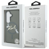 Karl Lagerfeld IML KC Script MagSafe Case til Samsung Galaxy S26 - sort