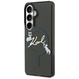 Karl Lagerfeld IML KC Script MagSafe Case til Samsung Galaxy S26 Plus - sort