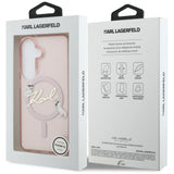 Karl Lagerfeld IML KC Script MagSafe Case til Samsung Galaxy S26 - Pink