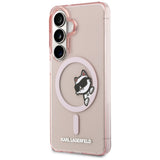 Karl Lagerfeld IML Peekaboo Choupette MagSafe Case til Samsung Galaxy S26 - Pink