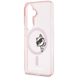 Karl Lagerfeld IML Peekaboo Choupette MagSafe Case til Samsung Galaxy S26 - Pink