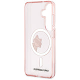 Karl Lagerfeld IML Peekaboo Choupette MagSafe Case til Samsung Galaxy S26 - Pink