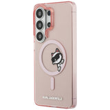 Karl Lagerfeld IML Peekaboo Choupette MagSafe Case for Samsung Galaxy S26 Ultra - Pink