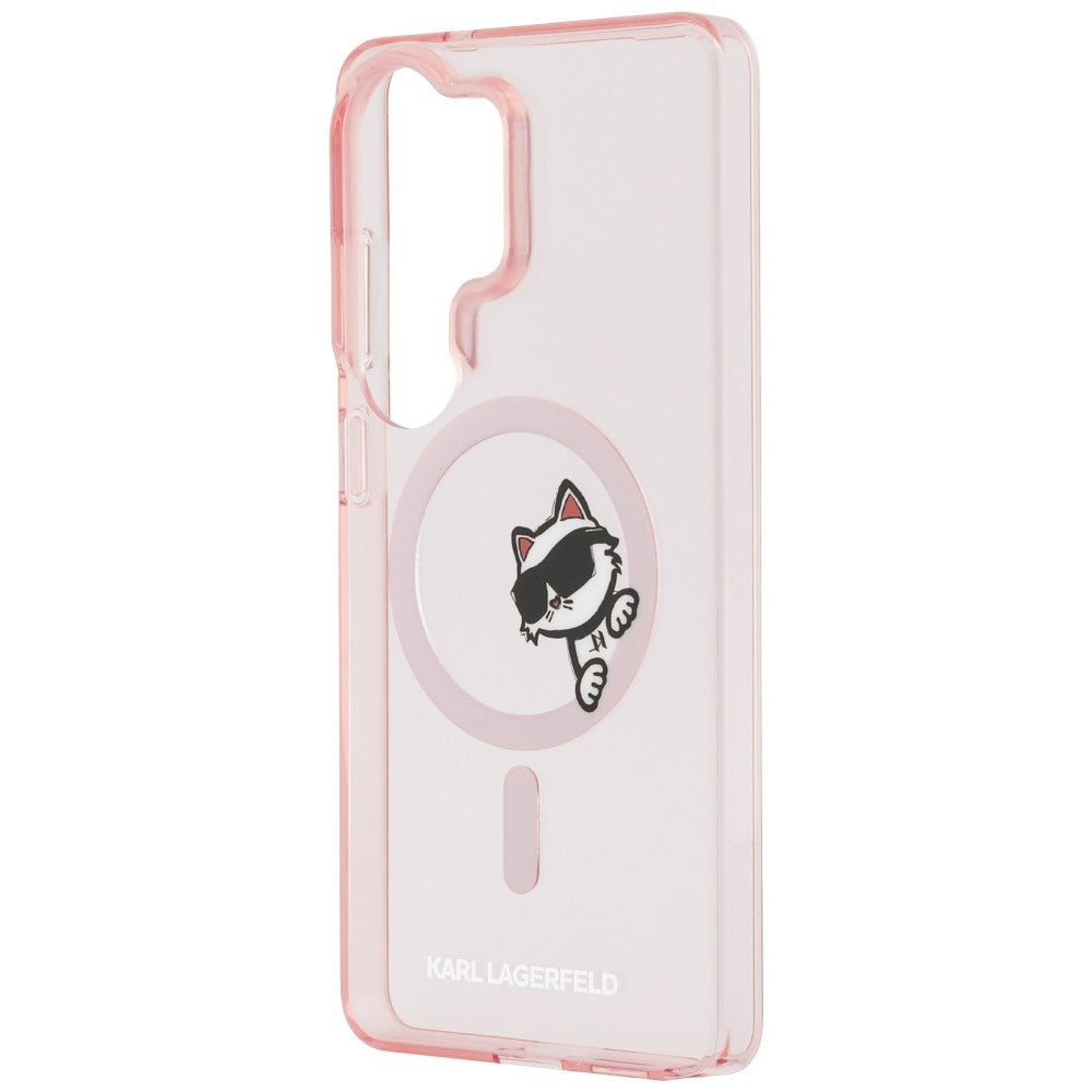 Karl Lagerfeld IML Peekaboo Choupette MagSafe Case for Samsung Galaxy S26 Ultra - Pink