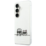 Karl Lagerfeld IML Peekaboo Karl&Choupette MagSafe Case til Samsung Galaxy S26 Plus - gennemsigtigt