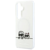Karl Lagerfeld IML Peekaboo Karl&Choupette MagSafe Case til Samsung Galaxy S26 Plus - gennemsigtigt