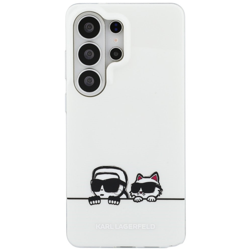 Karl Lagerfeld IML Peekaboo Karl & Choupette MagSafe Case til Samsung Galaxy S26 Ultra - Gennemsigtig