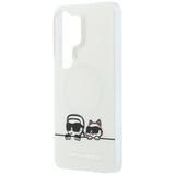 Karl Lagerfeld IML Peekaboo Karl & Choupette MagSafe Case til Samsung Galaxy S26 Ultra - Gennemsigtig
