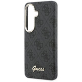 Guess 4G Script MagSafe Case for Samsung Galaxy S26 - Black