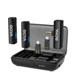 BOYA BOYALINK V2.0 Wireless Microphones 2.4GHZ USB-C - Black