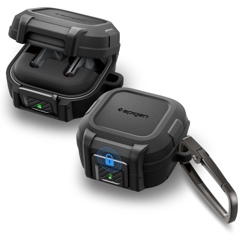 Spigen Lock Fit Case til Samsung Galaxy Buds 4 / 4 Pro - Matte Black